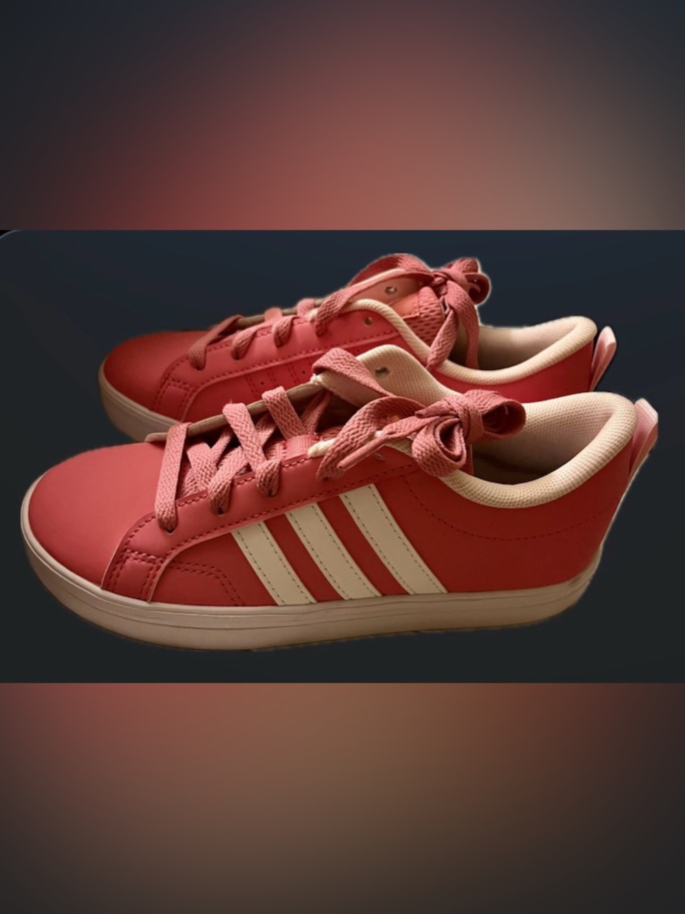 ADIDAS KIDS VS PACE 2.0 SHOES IN PINK/WHITE